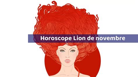 horoscope novembre lion 2023
